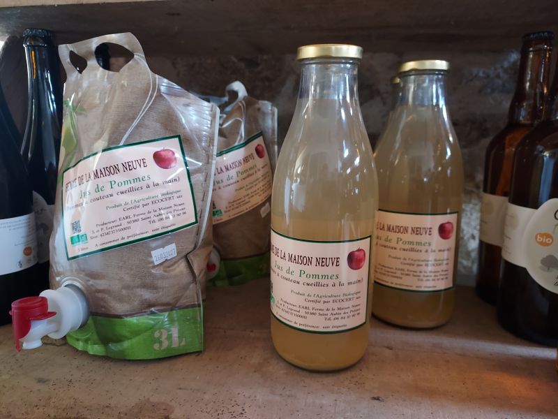 Pommes et Jus de pomme de la Ferme de la Maison neuve - Bio